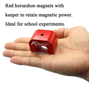 AOMAG Red Horseshoe Magnets for Nail Art & Education