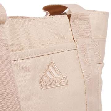 adidas Canvas Mini Tote Bag in Magic Beige - Stylish & Functional