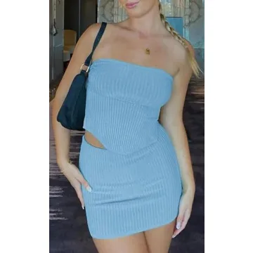 CHYRII Women's Chic Summer Two Piece Outfit Sets - Stylish & Comfortable