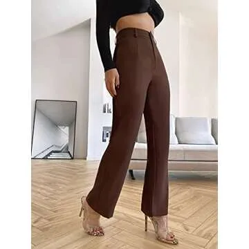 Elegant High Waist Long Pants for Stylish Women