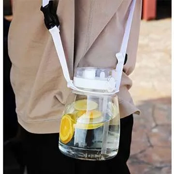 MOIOIBE Clear Water Bottles with Straw 45oz Large Water Jug for Schools/Adults Aesthetic Girls Water Bottles for Gym/Sport/Motivational White Reusable Water Bottle