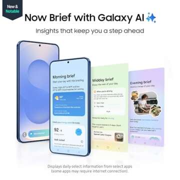 SAMSUNG Galaxy S25+ AI Smartphone, Unlocked, Long Battery