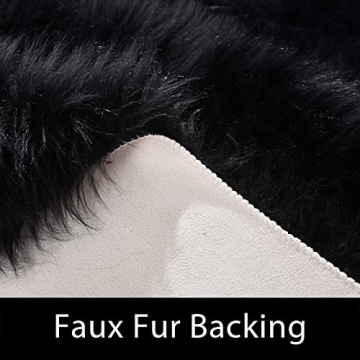 Latepis Shag Rug 6x9 Fluffy Faux Fur for Luxury Decor