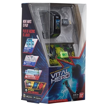 Vital Hero Black Band – Interactive Fitness Tracker and Digital Watch