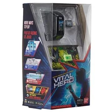 Vital Hero Black Band – Interactive Fitness Tracker and Digital Watch