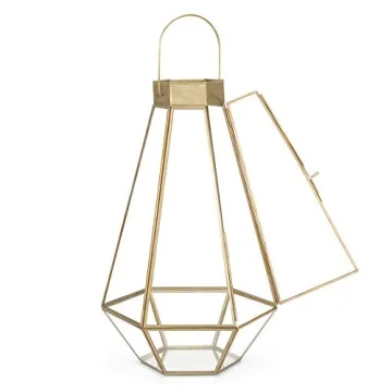 Stylish Modern Decorative Hurricane Lanterns Set of 3