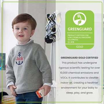 Little Partners Toddler Step Up Stool | 2 Step Adjustable Height for Kitchen, Bathroom or Nursery (Soft White)