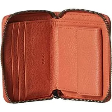 ECCO Apricot Small Around Wallet - Chic Organization