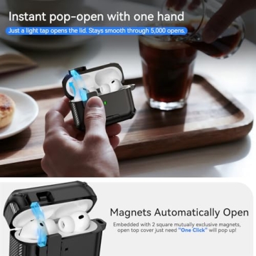 Shop Ekoonpft AirPods Pro 3 Case with Lock and Stand