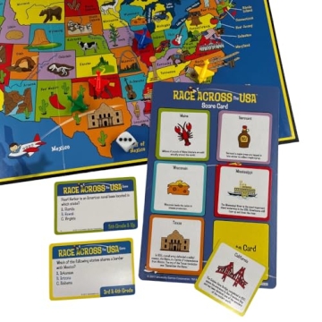 Scholastic Race Across the USA Game for Kids and Families