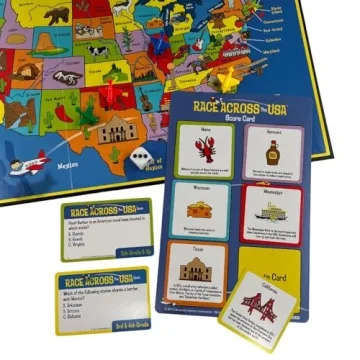 Scholastic Race Across the USA Game for Kids and Families