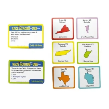 Scholastic Race Across the USA Game for Kids and Families