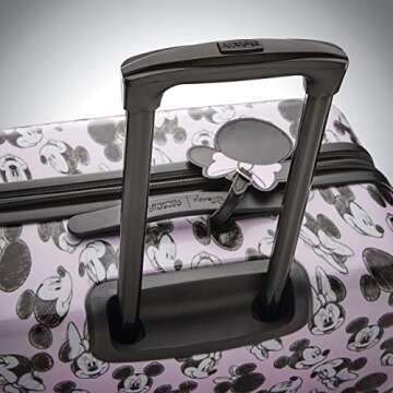 American Tourister Disney Hardside Luggage with Spinner Wheels, Minnie Loves Mickey, Carry-On 21-Inch