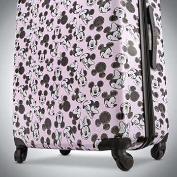 American Tourister Disney Hardside Luggage with Spinner Wheels, Minnie Loves Mickey, Carry-On 21-Inch