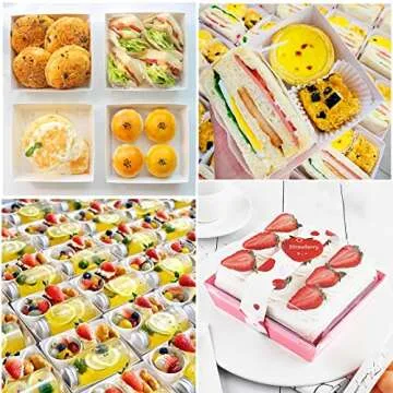 Ocmoiy Clear Lid Charcuterie Boxes for Delicious Treats