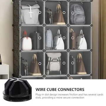 DOITOOL Modular Wire Cube Connectors for Easy Storage