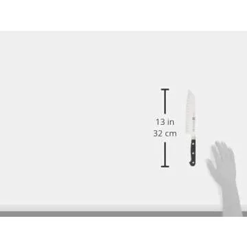 ZWILLING 7-Inch German Santoku Knife for Precision Cooking