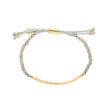 Gorjana Women's Power Beaded Gemstone Bracelet - Unique 18K Gold Plated Elegance