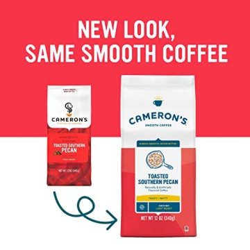 Cameron's Delicious Toasted Southern Pecan Coffee 12 oz