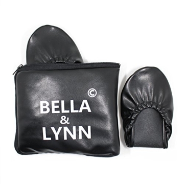 Foldable Purse Flats for Women with Carry Tote Bag