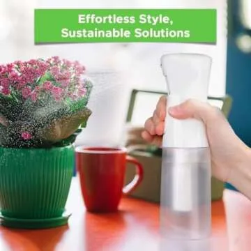 VIGOR PATH Continuous Spray Bottle with Ultra Fine Mist - Versatile Water Sprayer for Hair, Home Cleaning, Salons, Plants, Aromatherapy, and More - Empty Hair Spray Bottle (Clear - 5oz)