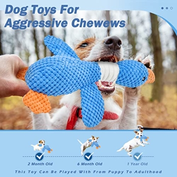 Vitscan Goose Indestructible Dog Toy for Aggressive Chewers