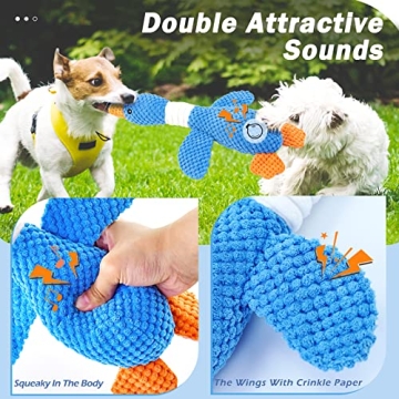 Vitscan Goose Indestructible Dog Toy for Aggressive Chewers