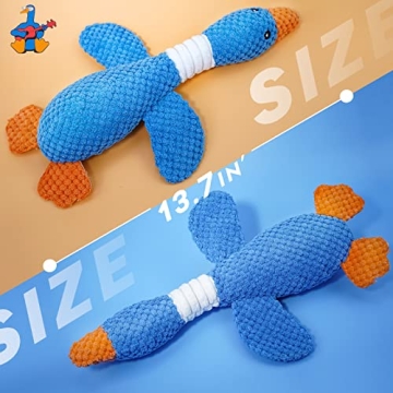 Vitscan Goose Indestructible Dog Toy for Aggressive Chewers