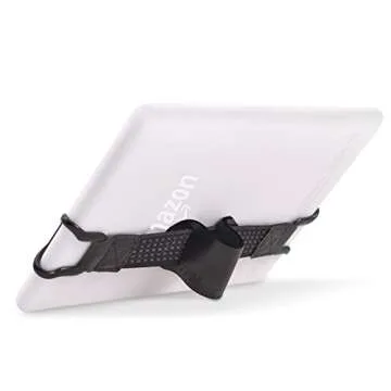 TFY Security Hand Strap with Leather Belt Holder Stand Compatible with Kindle Voyage, 6Inch / Kindle Paperwhite/Kindle Fire 6Inch
