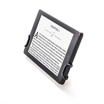 TFY Security Hand Strap with Leather Belt Holder Stand Compatible with Kindle Voyage, 6Inch / Kindle Paperwhite/Kindle Fire 6Inch