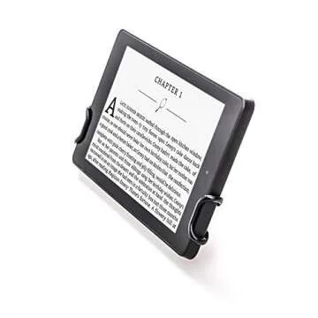 TFY Security Hand Strap with Leather Belt Holder Stand Compatible with Kindle Voyage, 6Inch / Kindle Paperwhite/Kindle Fire 6Inch