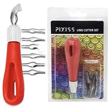 Pixiss Rubber Block Stamp Making Kit for Creative Printmaking