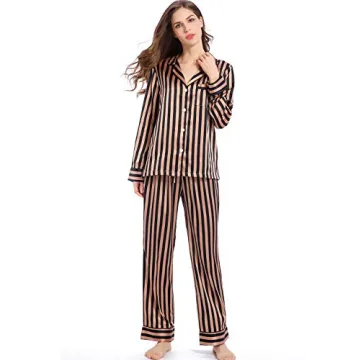 Luxurious Serenedelicacy Women's Satin Pajama Set