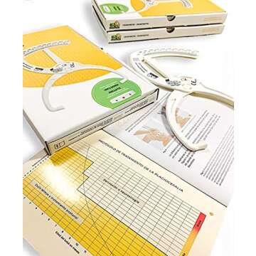 Mimos Craniometer (1 Unit) - Cranial Asymmetry Measurement Tool, Diagnosis and Follow-up of Baby Flat Head Syndrome, Plagiocephaly Assessment.