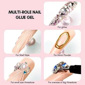 Makartt Rhinestone Glue Gel 30g for Nail Art Lovers