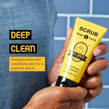 Bee Bald SCRUB Exfoliating Pre-Shave for Smooth Skin