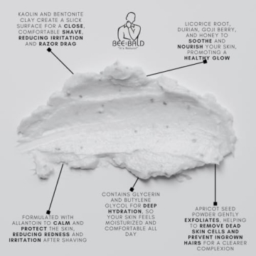Bee Bald SCRUB Exfoliating Pre-Shave for Smooth Skin