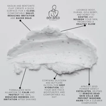 Bee Bald SCRUB Exfoliating Pre-Shave for Smooth Skin