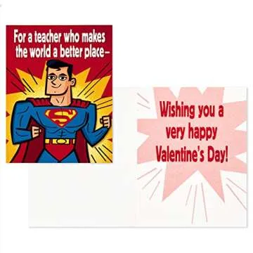 Hallmark Justice League Valentine's Cards & Mailbox Set for Kids