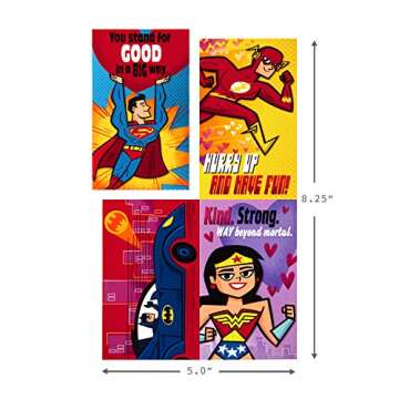 Hallmark Justice League Valentine's Cards & Mailbox Set for Kids