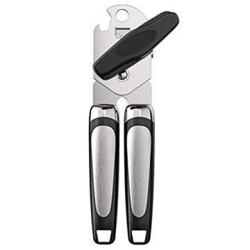 Can Opener, Kitchen Durable Stainless Steel Heavy Duty Can Opener Manual Smooth Edge Food Safety Cut...