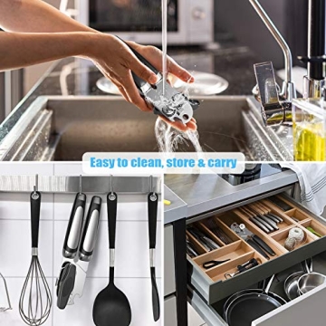 Easy Grip Stainless Steel Manual Can Opener for Seniors