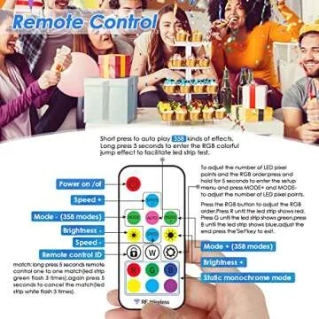 Colorful LED Cupcake Stand with Remote Control and USB-C