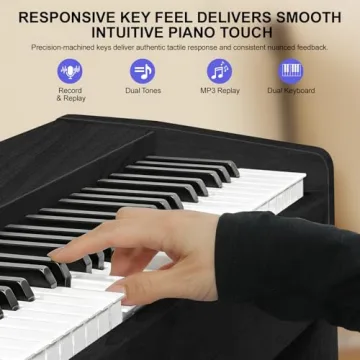 Vediya 88 Keys Digital Piano for Beginners with MIDI