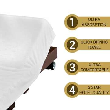 Luxurious Turkish Cotton Chaise Lounge Towel Cover with Pocket Design