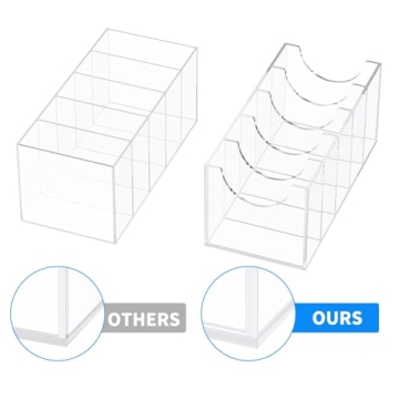 NIUBEE Acrylic Belt Organizer - Stylish Storage for Belts