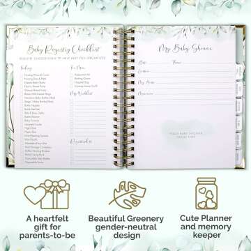 Pregnancy Journal with Stickers & Keepsake Pocket