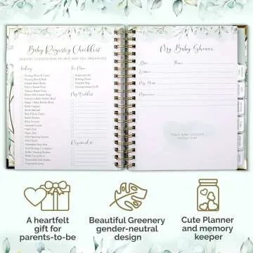 Pregnancy Journal with Stickers & Keepsake Pocket