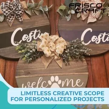 Frisco Craft Matte White Permanent Vinyl - Easy Weeding & Durable
