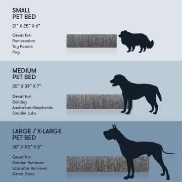 Newton Orthopedic Pet Bed - Washable Dog Bed for Medium Dogs, Puppy Bed, Crate Bed, with Removable & Breathable Dog Bed Cover, Comfy & Durable Dog Bed for Medium to Large Dogs